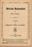 DEUTSCHES WOCHENSCHACH / 1908 vol 24, no 40